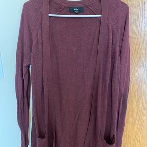 Long sleeve cardigan with pockets